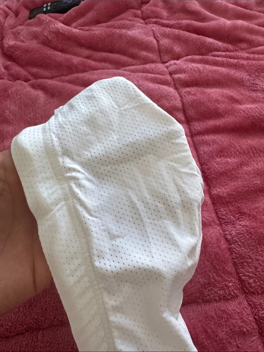 White Drawstring Mesh Bikini Briefs